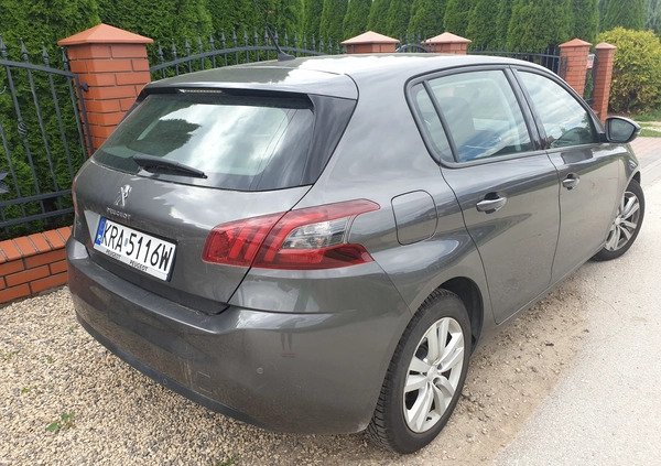 Peugeot 308 cena 53000 przebieg: 59200, rok produkcji 2018 z Kowal małe 67